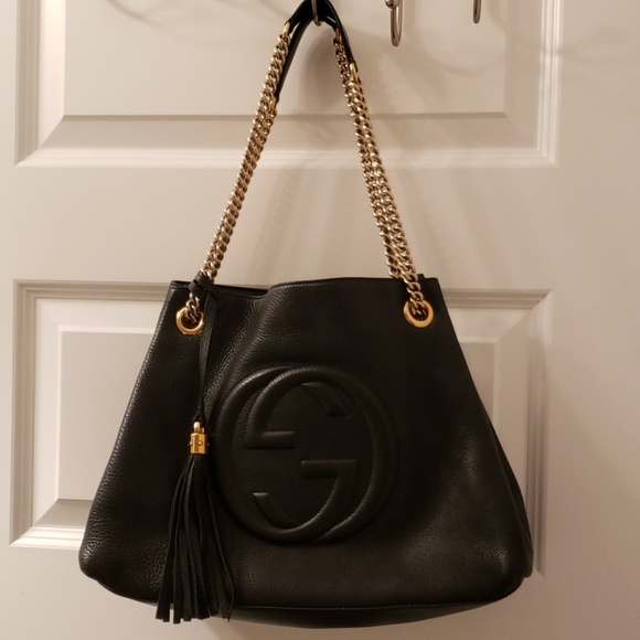 Gucci Handbags - FLASH SALE! GUCCI SOHO CHAINED SHOULDER BAG